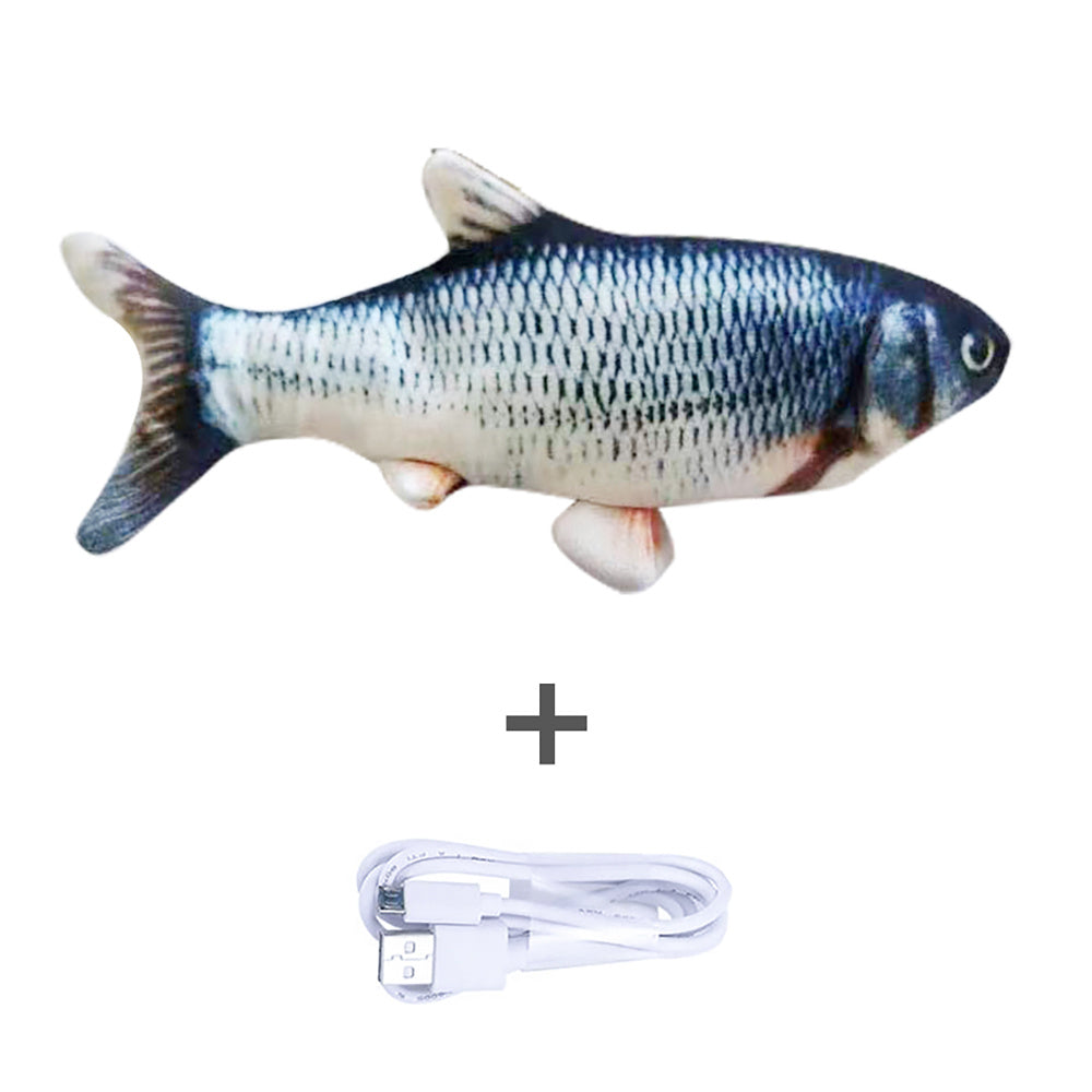 🐟 Electric Jumping Fish Cat Toy (Without Catnip)