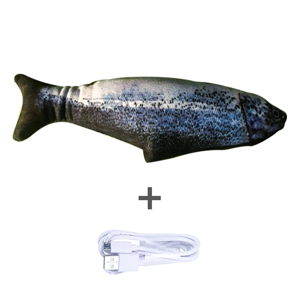 🐟 Electric Jumping Fish Cat Toy (Without Catnip)