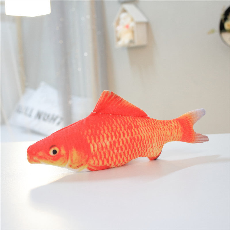 🐟 Electric Jumping Fish Cat Toy (Without Catnip)