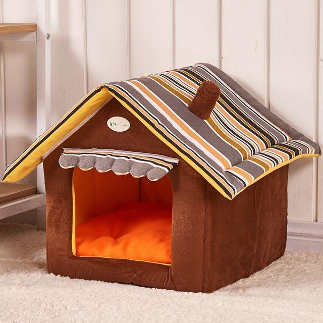 Snuggle Stripe Pet Haven: The Ultimate Cozy Retreat for Your Furry Friend