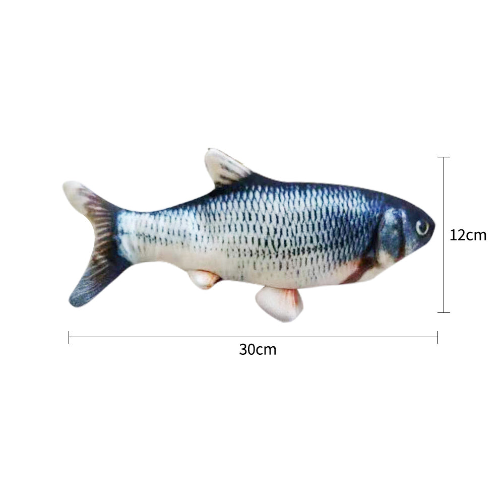 🐟 Electric Jumping Fish Cat Toy (Without Catnip)