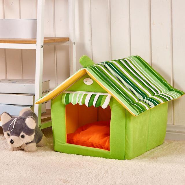 Snuggle Stripe Pet Haven: The Ultimate Cozy Retreat for Your Furry Friend