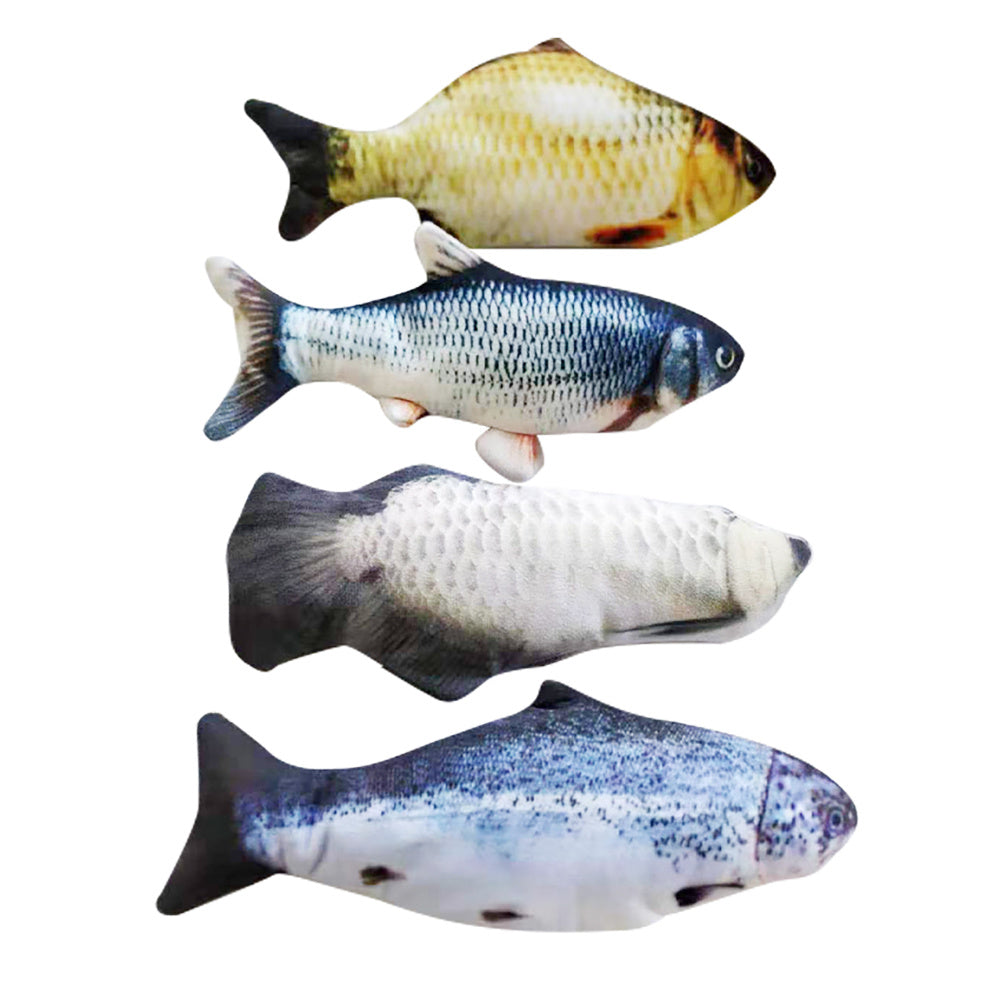 🐟 Electric Jumping Fish Cat Toy (Without Catnip)
