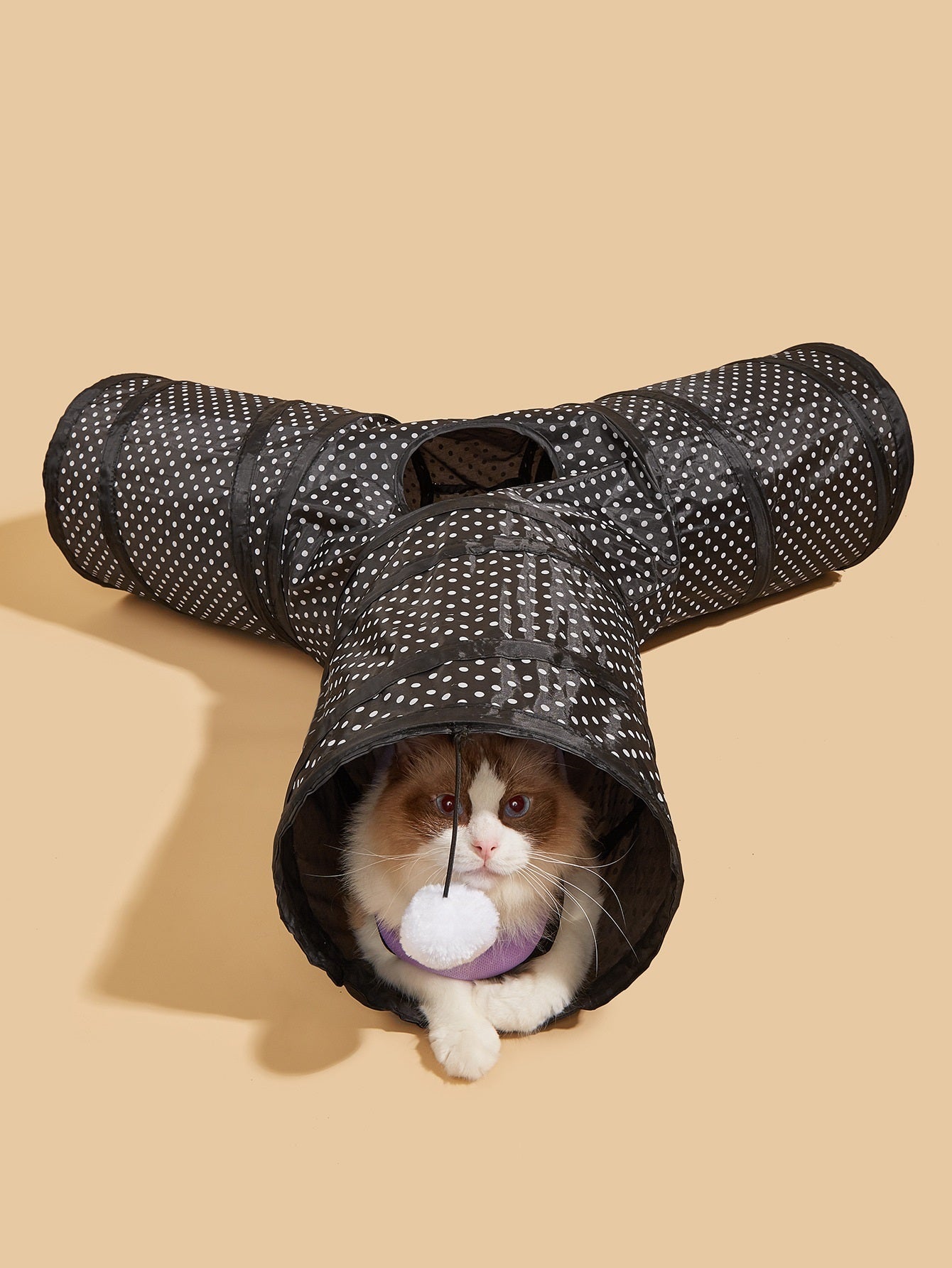 🐾 Collapsible Cat Tunnel Toy – Interactive Play & Hideaway Fun